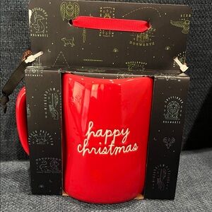 Rae Dunn Harry Potter Gryffindor Happy Christmas Mug